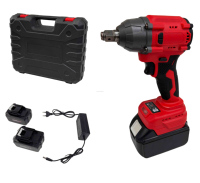 Kit de clé à chocs sans fil sans balais 21V 350N 1/2 pouce à couple moyen avec anneau de friction pour échafaudage