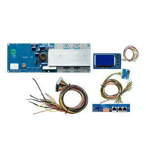 Circuitos integrados Seplos 16S 100A 150A 200A 48V Lifepo4 placa de bateria de lítio LFP Cell Balance BMS com tela LCD