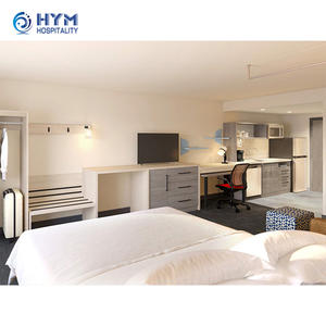 Ensembles de meubles de chambre à coucher d'hôtel en bois solide Modern <span class=keywords><strong>Hyman</strong></span> Home 2 pour centres de villégiature et 2 suites - Product Image 3