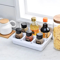 Cuisine Cosmétique 8pcs set Partition Combinaison Décoratif Bureau Tiroir Boîte De Rangement Pour Cuillère Fourchette Pot À Épices