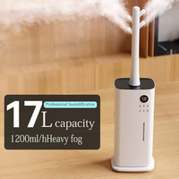 Humidificateur à ultrasons à grande capacité de 17 L, brume froide, aromathérapie, commande intelligente WiFi, minuterie, humidité constante pour la maison