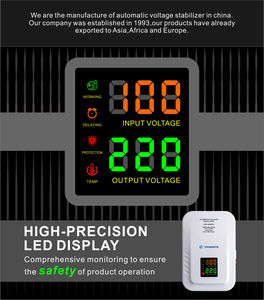 Estabilizador <span class=keywords><strong>de</strong></span> Voltaje <span class=keywords><strong>de</strong></span> 5000VA <span class=keywords><strong>de</strong></span> Nuevo Diseño para Uso Doméstico, 220VAC, Reguladores Automáticos <span class=keywords><strong>de</strong></span> Voltaje - Product Image 4