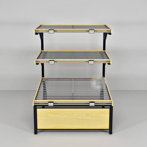 Estante <span class=keywords><strong>de</strong></span> exhibición personalizado para frutas y verduras, estantería <span class=keywords><strong>de</strong></span> exhibición para supermercado, tienda <span class=keywords><strong>de</strong></span> comestibles - Product Image 5