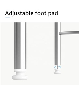 Acier inoxydable 3 Plateau Salle <span class=keywords><strong>De</strong></span> Bains Wc Rack Salle <span class=keywords><strong>De</strong></span> Bains Coin Stand Organisateur <span class=keywords><strong>De</strong></span> Stockage <span class=keywords><strong>De</strong></span> Machine À Laver Salle <span class=keywords><strong>De</strong></span> Bains Plateau Tour - Product Image 3