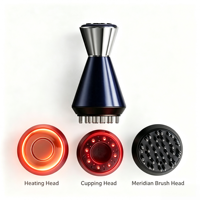 Masseur de drainage lymphatique 3-en-1 amincissant et remodelant avec lumière rouge, chaleur et vibrations pour la réduction de la cellulite sur tout le corps