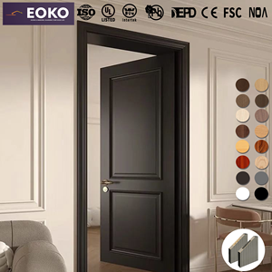Puerta de Madera de Ingeniería Impermeable EOKO para Habitaciones de Condominios, Estilo Shaker, Suministro a Granel, Acabado Imprimado - Product Image 1