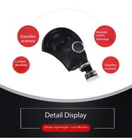 Masque à gaz de survie nucléaire respirateur biochimique de qualité alimentaire avec tuyau respiratoire de 40 mm, tactique pour l'exploitation minière et le soudage