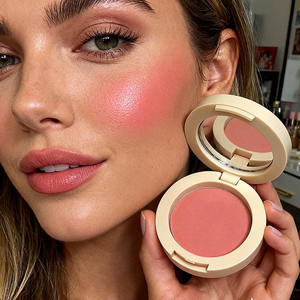 บลัชออนแบบผลิตภายใต้แบรนด์ส่วนตัว (Private Label) ผลิตตามแบบ (ODM) บลัชออนเนื้อฝุ่นแร่ธาตุ สูตรเคมี ติดทนนาน กันน้ำ เม็ดสีแน่น แมตต์ สำหรับทุกสภาพผิว - Product Image 3