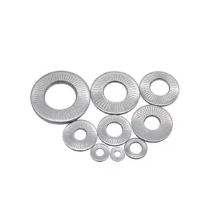 Din6796 polished plated stainless steel spring washer