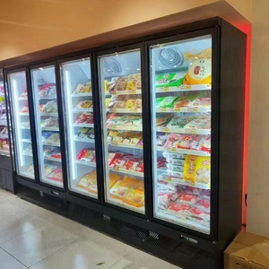 Meisda <span class=keywords><strong>400L</strong></span> Refroidisseur de Bouteille de Bière Commercial Slim Upright Display <span class=keywords><strong>Frigo</strong></span> autocollant boîte autocollant porte en verre réfrigérateurs congélateur profond - Product Image 6