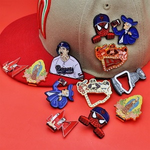 New Custom Logo Soft Enamel Metal Dragon Shape Fitted Charms <b>Hat</b> <b>Pins</b> <b>Hat</b> <b>Pins</b> Mexican - Product Image 1