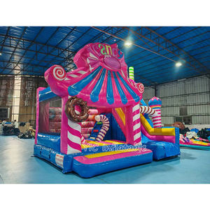 Castillo Inflable con Tobogán, Combo Inflable Comercial, Castillo Hinchable <span class=keywords><strong>para</strong></span> Niños, Tobogán Seco Inflable <span class=keywords><strong>para</strong></span> Fiestas - Product Image 2