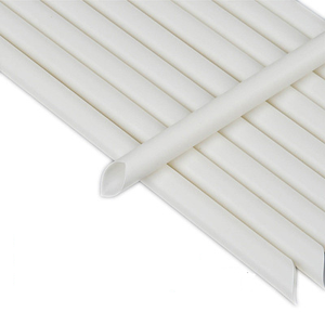 PLA eco Friendly Biodegradable white disposable plastic straw compostable drinking straws