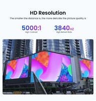 Mur vidéo micro LED haute luminosité 43 55 pouces, affichage numérique 1080P, écran publicitaire Android OS pour extérieur
