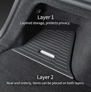 Organisateur de coffre Tesla Model Y Juniper, lot de 2, bac de rangement latéral en TPE avec couvercle, <span class=keywords><strong>plateau</strong></span> de chargement étanche pour le nouveau Model Y 2025 - Product Image 6