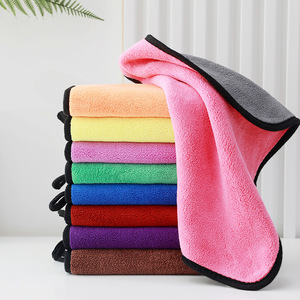 Serviette en microfibre fine à séchage rapide avec logo personnalisé pour l'entretien des accessoires intérieurs de voiture, 80% polyester 20% polyamide, tissu de polissage - Product Image 3