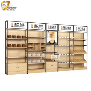 Shan Dong Light Duty Single-Sided Supermercado Gondola Shelving Varejo Comercial Metal Racks para Mercearia Varejo Usado - Product Image 4