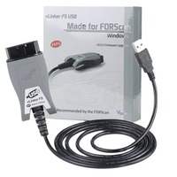 Vgate VLinker FS USB ELM327 OBDII 12V Detector de Diagnóstico de Fallas de Automóviles para /Mazda