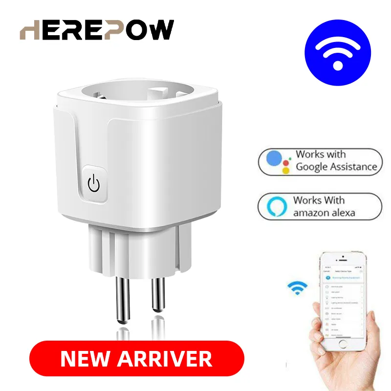 EU WIFI TUYA google home assistant and amazon alexa electric smart power plug for UK USA Europe mini outlet 16A socket