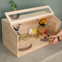 Boîte d'élevage en bois pour animaux de compagnie à température constante pour l'élevage de poussins nid dédié pour l'élevage de cailles et de hamsters