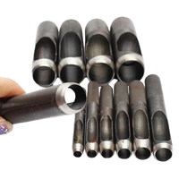Outil de poinçonnage manuel en aluminium DIY OEM avec manche en fibre de verre pour ceintures en cuir, bracelets de montre, toile, papier - Kits d'outils de jardinage manuels