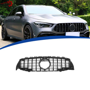 <span class=keywords><strong>Calandre</strong></span> avant style GT <span class=keywords><strong>Panamericana</strong></span> à lamelles verticales en ABS de remplacement pour Mercedes-Benz <span class=keywords><strong>Classe</strong></span> CLA W118 C118 2020-2023 - Product Image 1