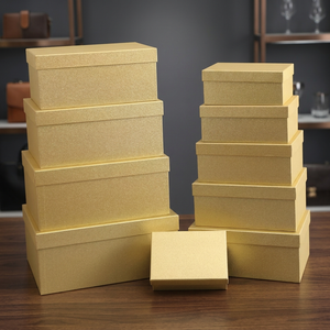 Boîtes à fleurs en papier kraft recyclable, personnalisées avec logo, impression en relief et dorure brillante, vente en gros - Product Image 3