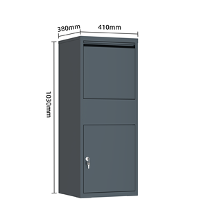 Thép mạ kẽm bưu kiện hộp <span class=keywords><strong>Dropbox</strong></span> gói thả Giao hàng Locker kim loại báo Thư hộp ngoài trời hộp thư bưu kiện hộp - Product Image 5