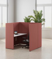 Espace de travail bureau bureau modulaire écran de confidentialité extensible poste de travail