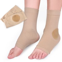 Chaussettes de Massage à bandes élastiques Sebs, coussinet de pied protecteur de talon, chaussettes de Compression à manches rembourrées