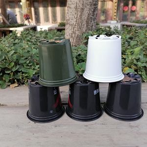 China Manufacturer Plastic Colorful Plant Pots Wholesale for Greenhouse Nursery
