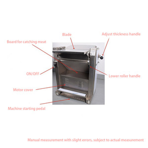 Équipement professionnel de découpe de viande, machine à retirer la peau de la viande, machine à retirer la peau de porc, bœuf, agneau, transformation alimentaire - Product Image 5