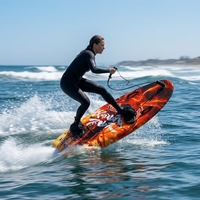 Planche de surf à moteur à essence en fibre de carbone, planche de surf motorisée haute vitesse pour les sports nautiques en mer et en lac, divertissement aquatique
