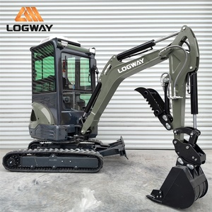 Mini-excavatrice LOGWAY personnalisable avec option cabine anti-poussière pour carrière et petit déblaiement de minerai - Product Image 2