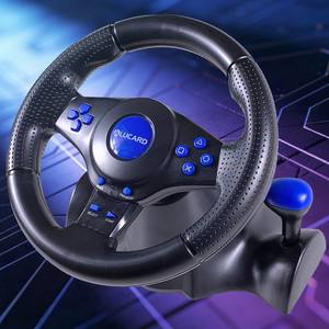 Volant de jeu filaire tout-en-un, compatible PC, PS3-4, Switch et autres plateformes multi-gaming - Product Image 1