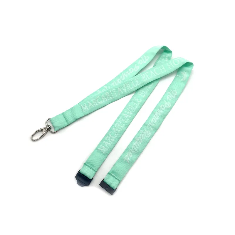 Schuifregelaar Lengte Verstelbare Koord Nekband Elastische Ronde Geweven Touw Lanyard Met Label Voor Id-Kaart Houder Kantoor School Naam Tag