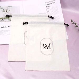 Custom Cotton Linen <b>Drawstring</b> <b>Pouch</b> Bag Organic Cotton Gift Jewelry Packaging Bag Eco-Friendly Storage Gift Bag for Party Favor - Product Image 2