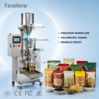 Machine d'emballage compacte automatique multifonction contrôlée par PLC pour granulés et grains, idéale pour les sachets alimentaires
