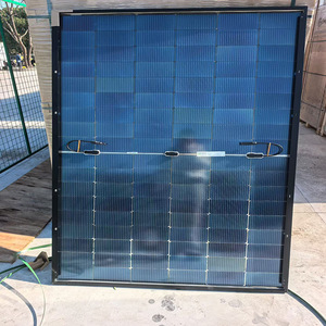 Panel Solar de Doble Vidrio 450W 182mmx182mm, Celda de Corte Medio, Módulo Fotovoltaico de Doble Cara, Grado de Exportación - Product Image 2