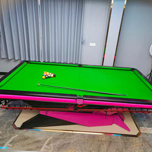 Table de <span class=keywords><strong>billard</strong></span> de compétition de style américain en cuir de haute qualité, 9 boules, 9 pieds, marbre, snooker, <span class=keywords><strong>billard</strong></span>, <span class=keywords><strong>8</strong></span> pieds pour un usage domestique - Product Image 6