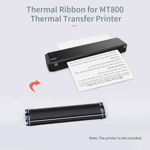 ริบบิ้นถ่ายโอนความร้อน 2 ม้วนพร้อมฟังก์ชั่น RFID สำหรับเครื่องพิมพ์ถ่ายโอนความร้อนแบบพกพา MT800 A4 - Product Image 5