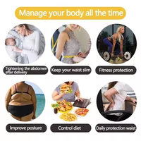 Ceinture de maintien de la taille réglable pour femmes, ceinture de contrôle du ventre, body shaper pour un usage quotidien, entraînement, récupération post-partum, amincissement, fitness