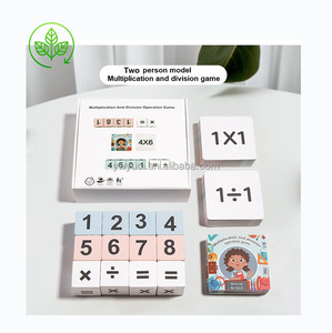 YUCI amusant apprentissage <span class=keywords><strong>jeu</strong></span> <span class=keywords><strong>de</strong></span> table <span class=keywords><strong>en</strong></span> bois <span class=keywords><strong>multiplication</strong></span> et division éducatives précoces unisexe - Product Image 3