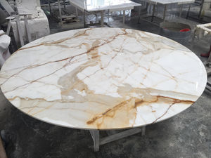 Vente en gros de dalles de marbre Calacatta naturel d'Italie, marbre blanc avec veines dorées, plaque de roche de marbre, décoration murale de fond, carrelage Calacatta Gold - Product Image 6