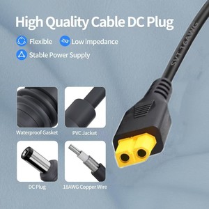 Digital <b>Display</b> Car Charger 12V 2A Fast Charging XT60 Plug Waterproof Battery Charger for Drone Energy Storage - Product Image 4