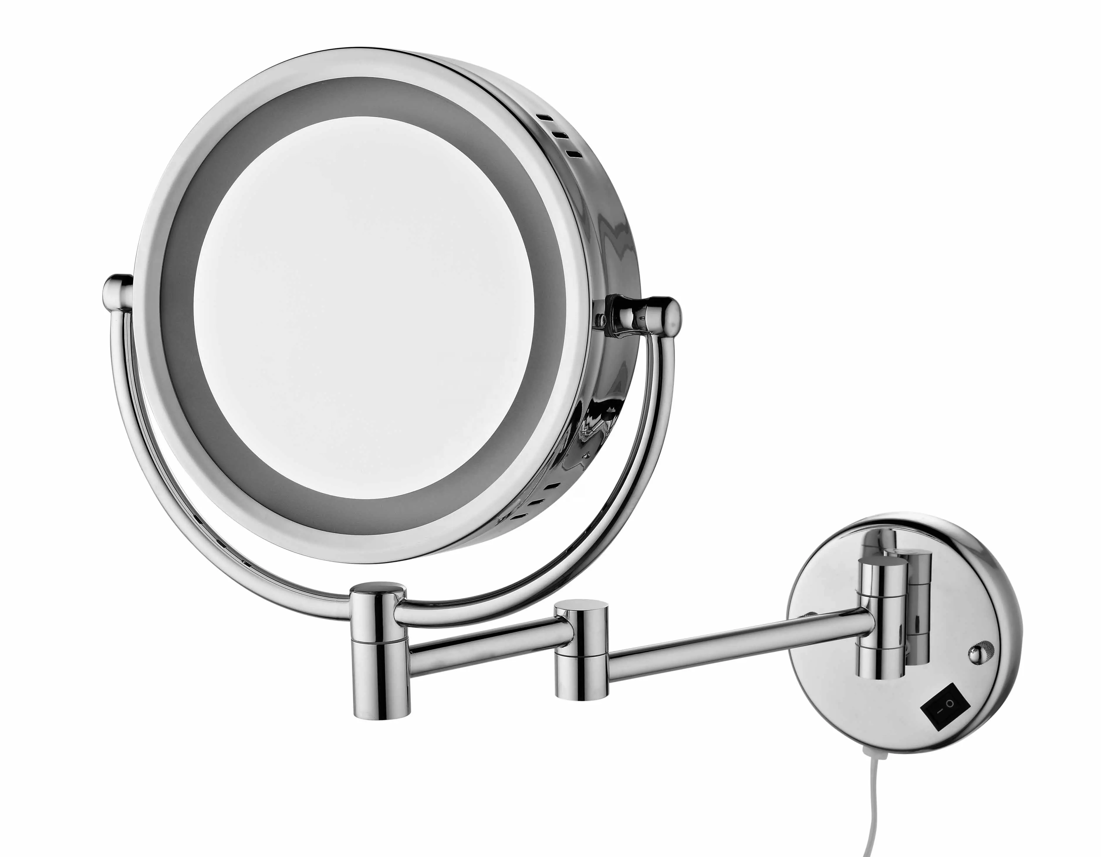 LED Mirror China Supplier Modern Brass Chrome Wall Mounted Bathroom Accessories Bath Mirror