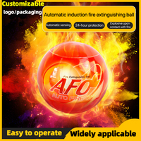 Kit de sécurité incendie domestique : 2* Boules anti-incendie AFO 1,3 kg + 1* Boule anti-incendie pour voiture 0,5 kg + Supports, Ensemble de protection familiale certifié CE