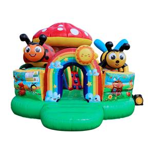 ปราสาทธีมเต่าทอง ผึ้ง และเห็ด พร้อมสระลูกบอล สนามเด็กเล่นเป่าลมสวนมหัศจรร<span class=keywords><strong>ย</strong></span>์สำหรับเด็ก - Product Image 1