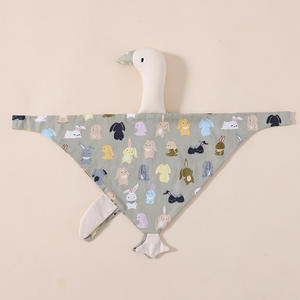 Doudou de sécurité <span class=keywords><strong>en</strong></span> mousseline respirant pour bébés, idéal pour les voyages, pour apaiser et rassurer les nouveau-nés - Product Image 3