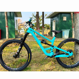 Hoogwaardige 27,5/29 inch carbon fiber 12-versnellingen vierzuiger aluminium voorvork race mountainbike full suspension fiets - Product Image 5